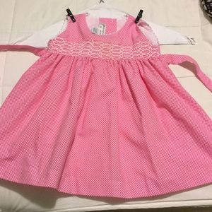 Pink Bergdorf Goodman baby dress
